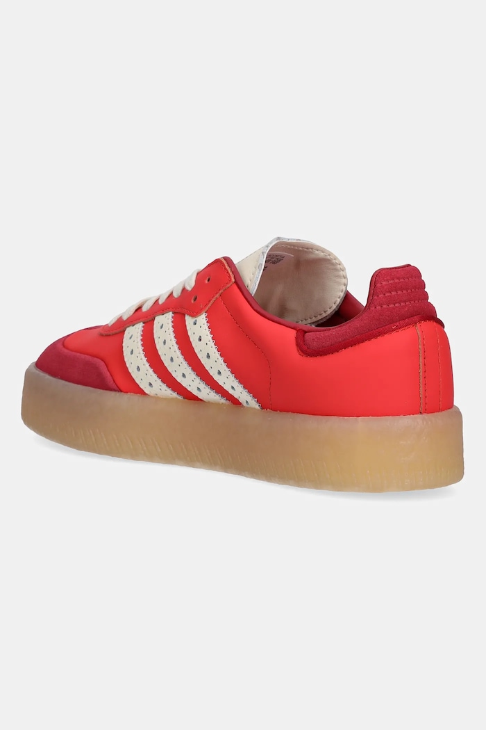 Shoes adidas Originals leather sneakers Sambae JH7287 red
