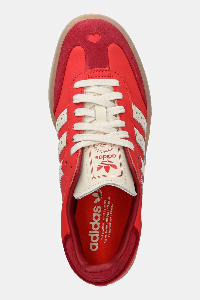 adidas Originals leather sneakers Sambae red JH7287