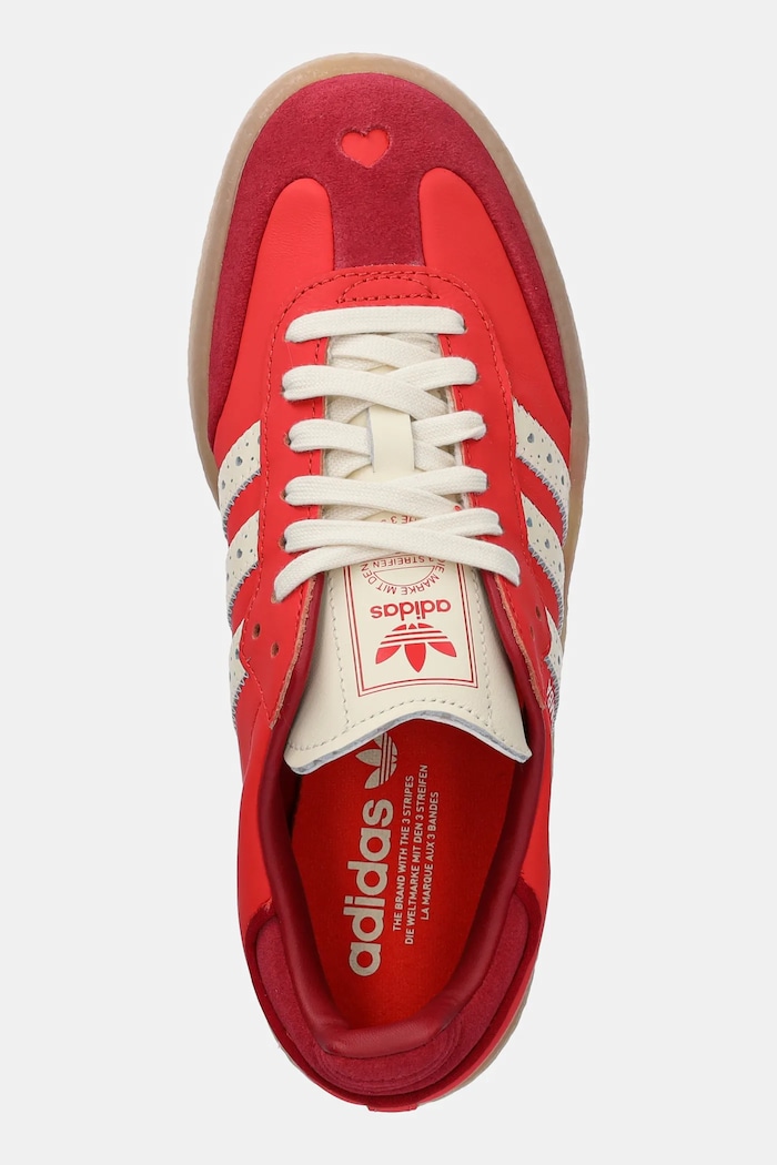 adidas Originals leather sneakers Sambae red JH7287