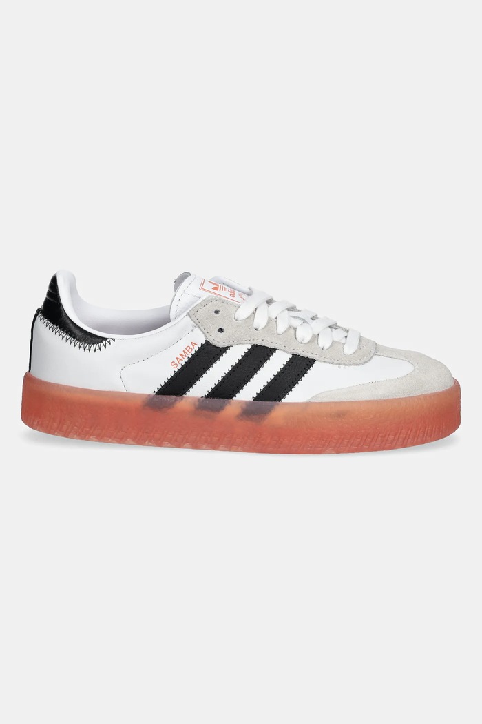 Kožené tenisky adidas Originals Sambae JI3072 biela SS25
