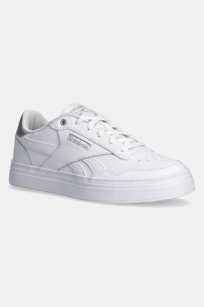 Sneakers boty Reebok Classic Court Advace Bold plochá bílá 100208928