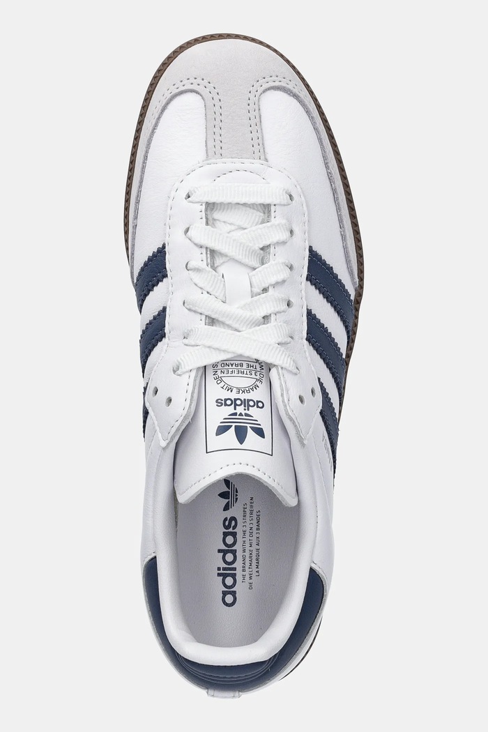 adidas Originals sneakersy skórzane Samba Og W biały JH5688