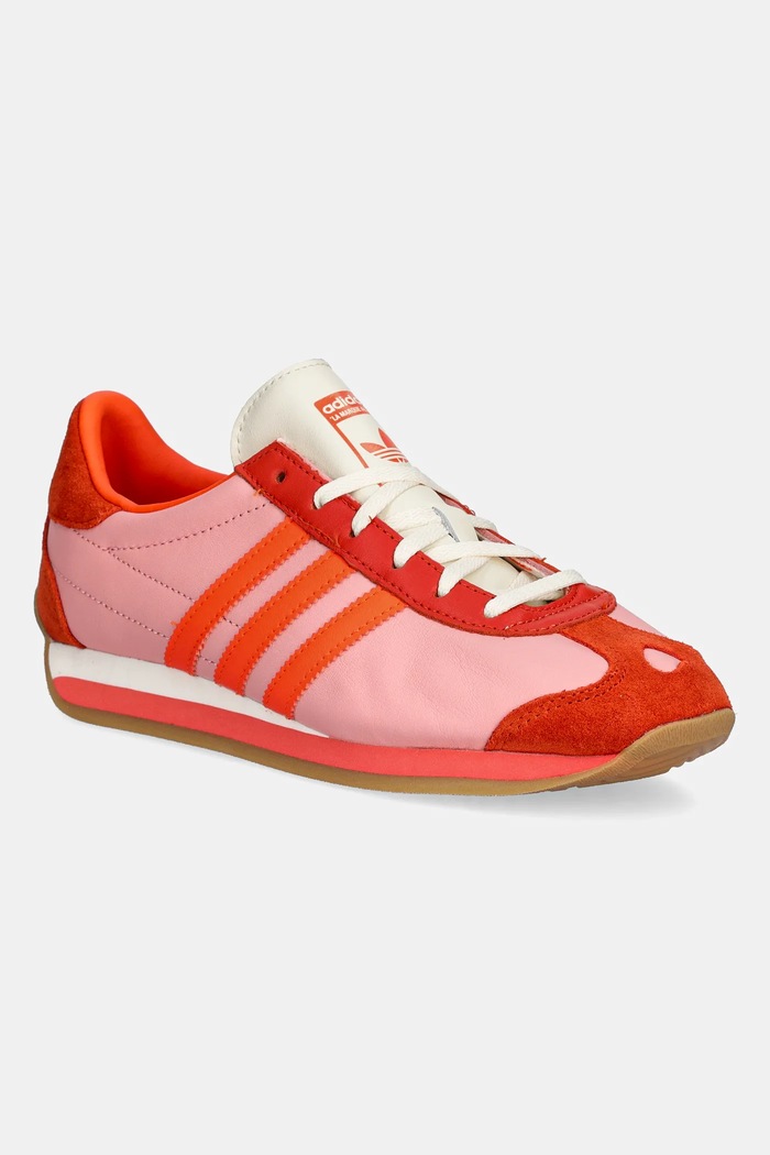 Sneakers adidas Originals Country Og W δέρμα σαμουά ροζ JH7281