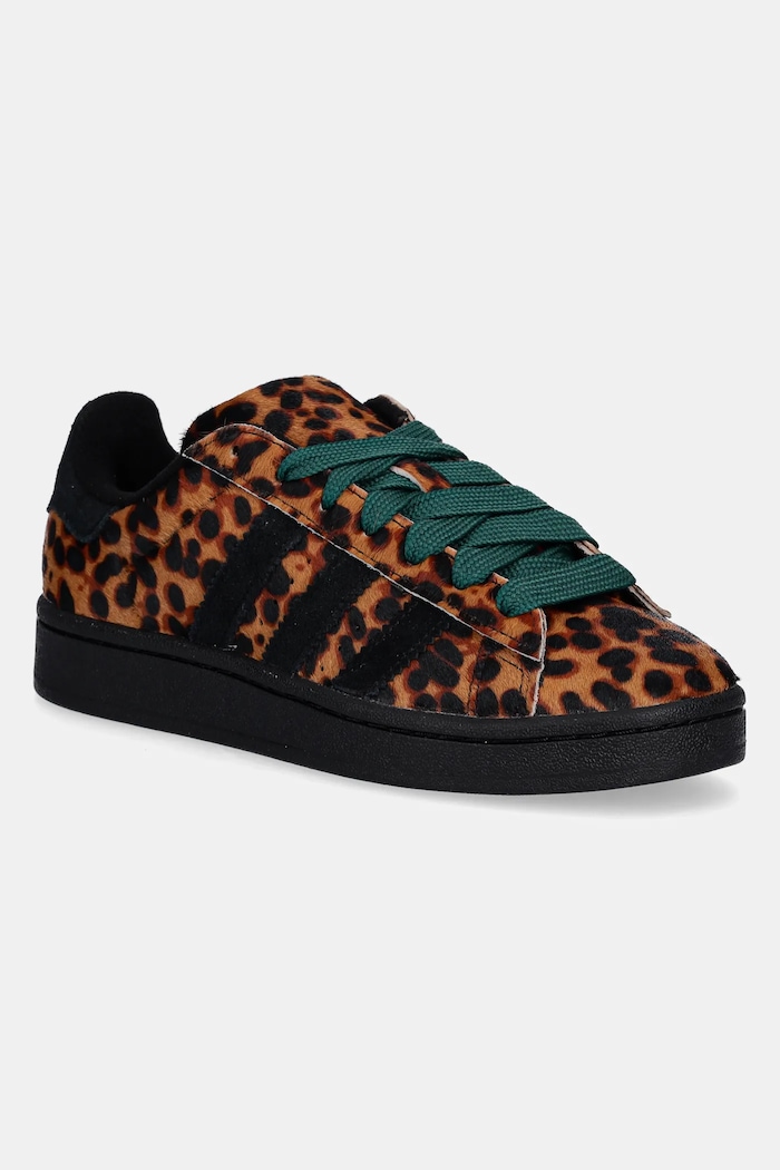 adidas Originals sneakersy zamszowe Campus 00S W płaska brązowy JH9768