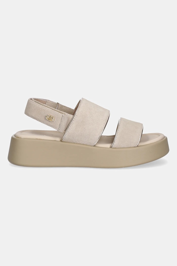 Liu Jo Sandały zamszowe AMBER 01 SA5187PX002S1820 beżowy SS25