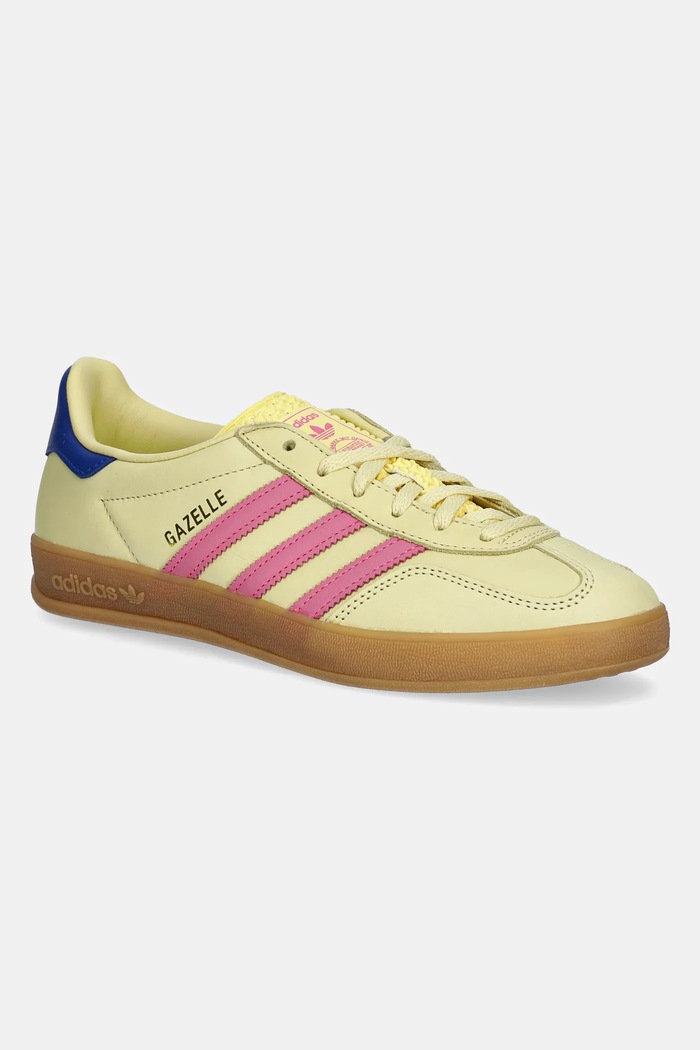 Παπούτσια adidas Originals Gazelle Indoor υφασμάτινο κίτρινο JI2719