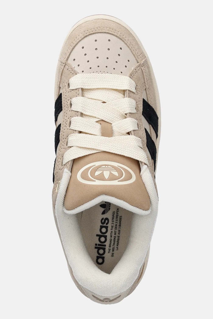 Kožené tenisky adidas Originals Campus 00s Beta W béžová JH9779
