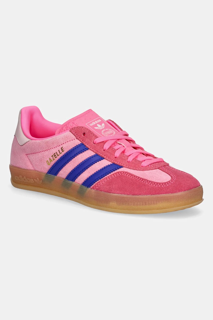 adidas Gazelle Indoor Lucid Pink Purple finta pelle fiore rosa JQ0194