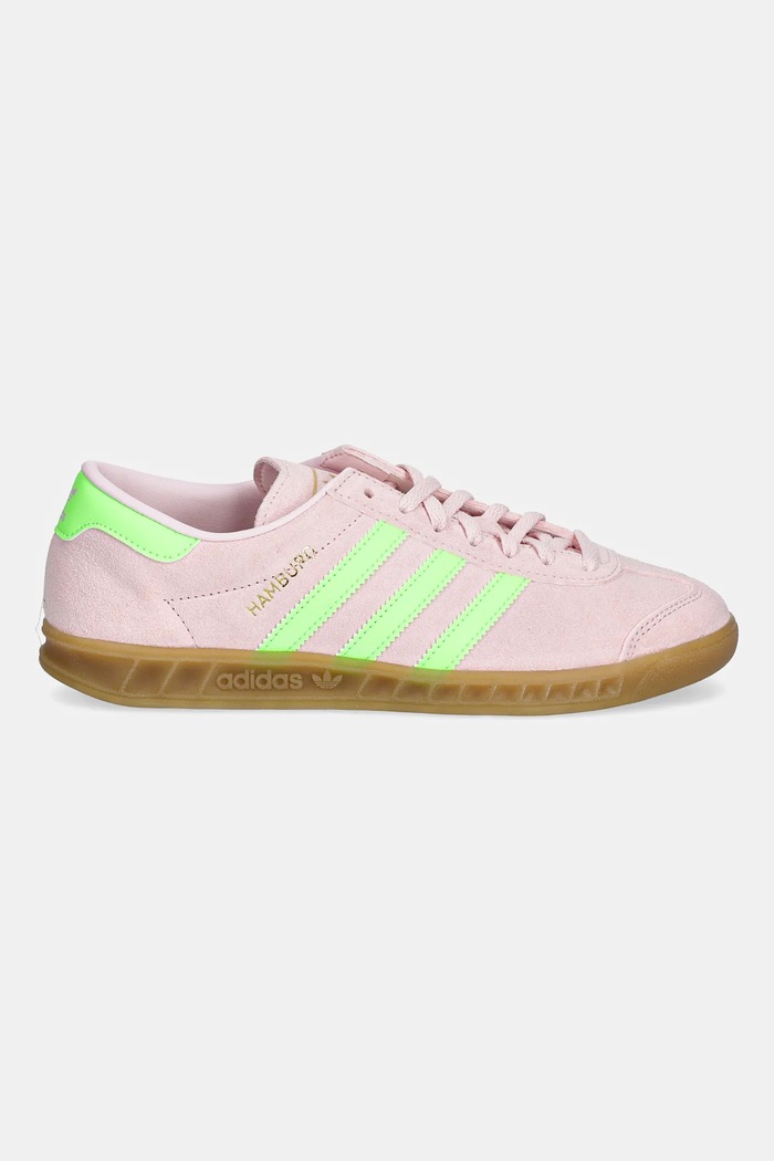 Semišové tenisky adidas Originals Hamburg W JS0683 ružová SS25