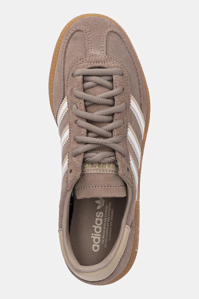adidas Originals sneakers din piele intoarsă HANDBALL SPEZIAL maro JI0453