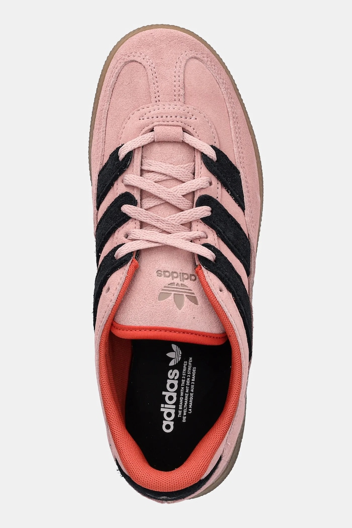 Замшеві кросівки adidas Originals Handball Spezial ST W рожевий JI2605