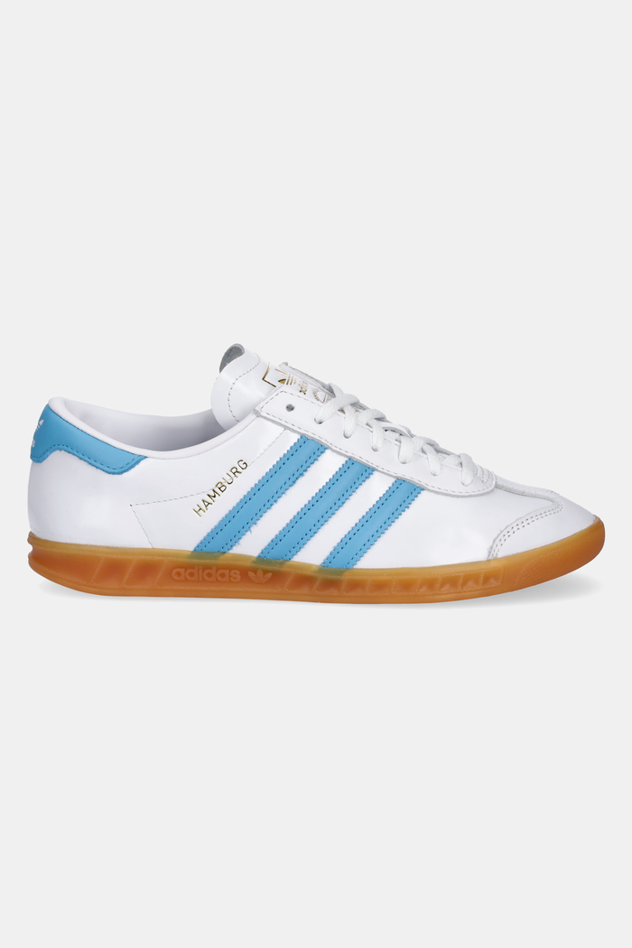 Kožne tenisice adidas Originals Hamburg W JI2625 plava SS25
