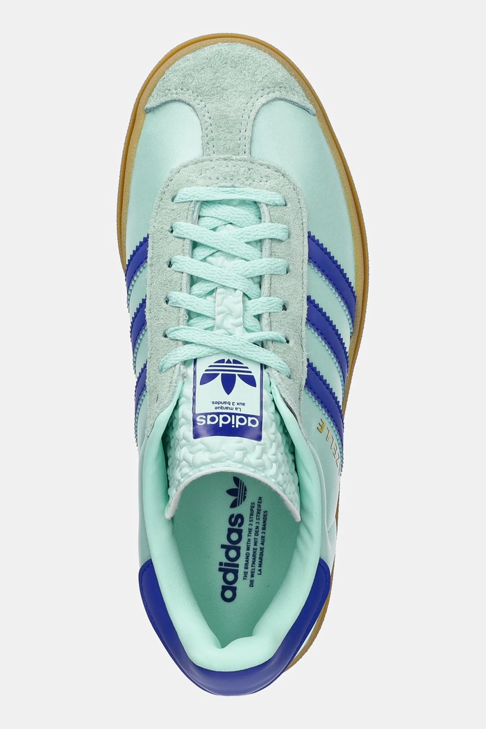 Tenisky adidas Originals Gazelle Bold W tyrkysová JI2702