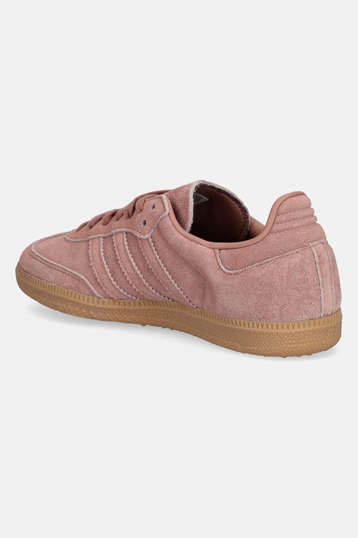 Obuv Semišové tenisky adidas Originals Samba OG JI3209 ružová
