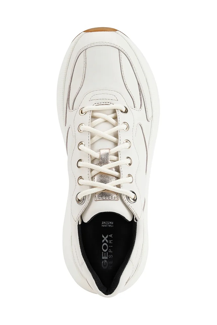 Δερμάτινα sneakers Geox D DIAMANTA A D26UFA.00085.C1002 λευκό