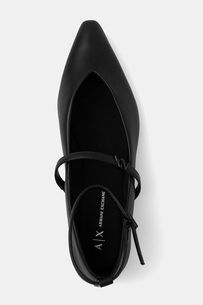Балеринки Armani Exchange черен XDD004.XV841.00002