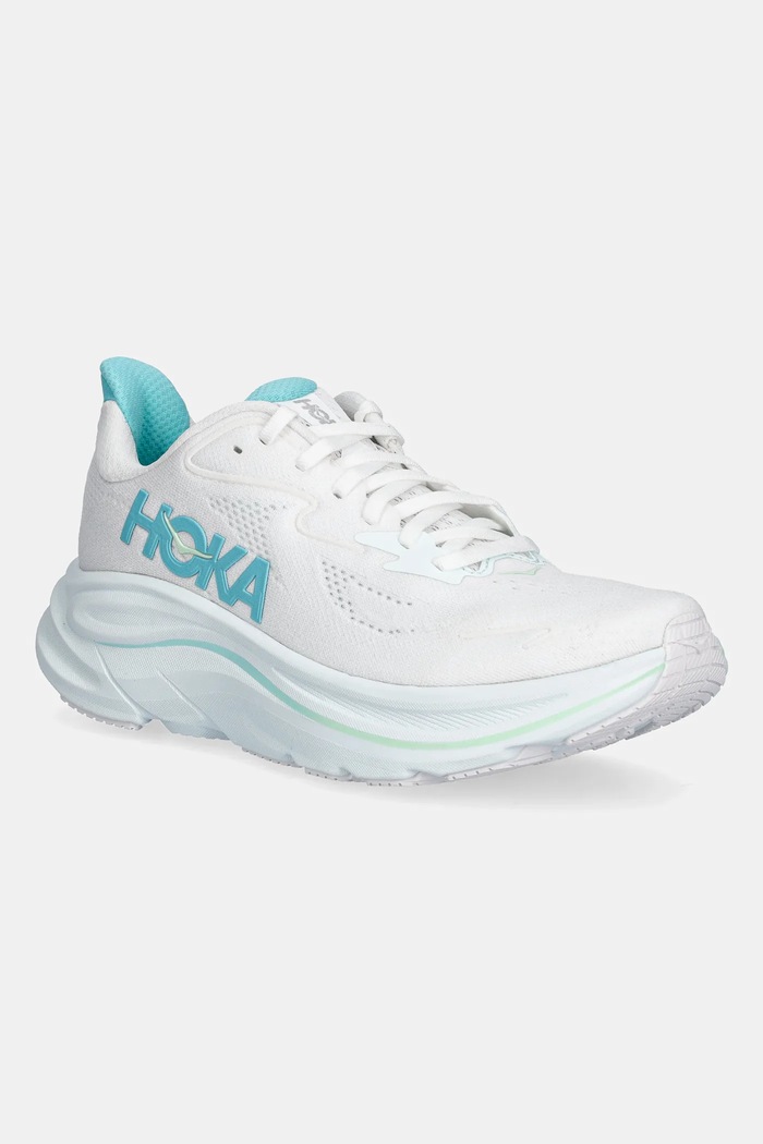Hoka buty do biegania damskie Clifton 10 syntetyczny biały 1162031