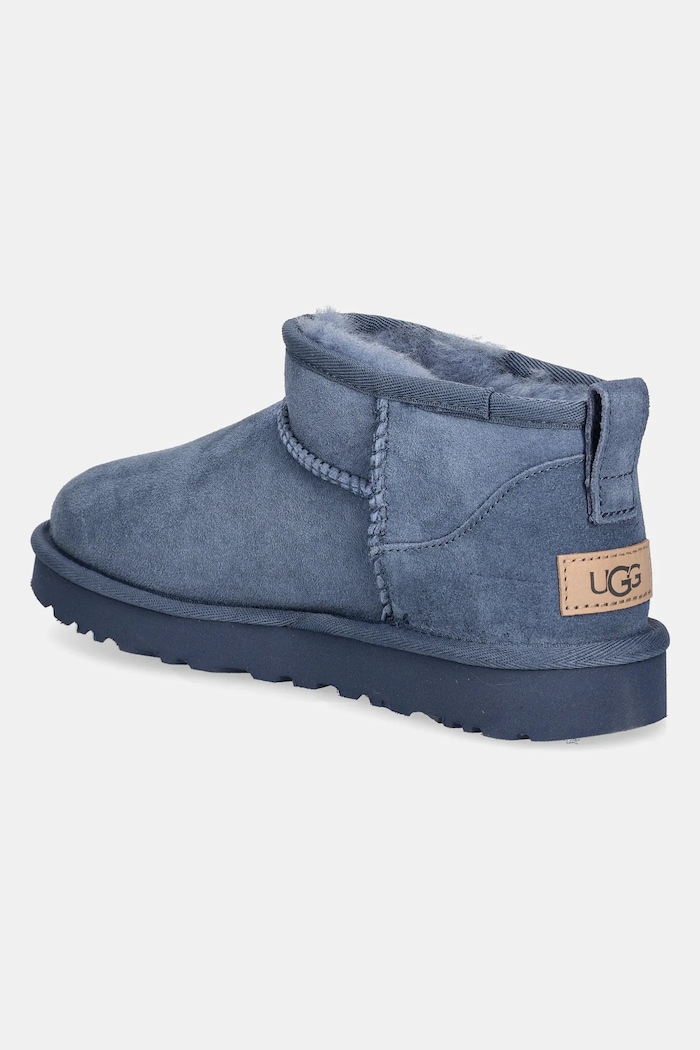Încălțăminte UGG Cizme de zapada din piele intoarsa Classic Ultra Mini 1116109.DTB albastru