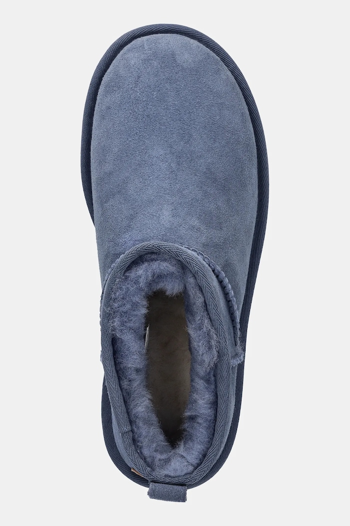 Cizme de zapada din piele intoarsa Classic Ultra Mini UGG 1116109.DTB albastru