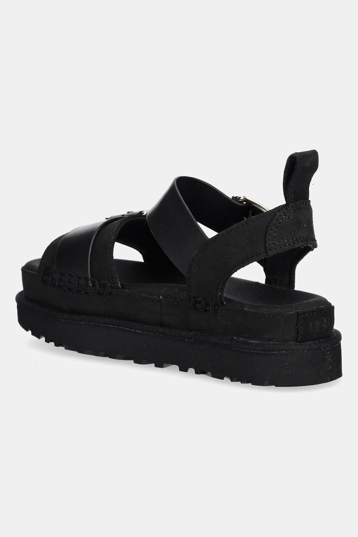 Obuv Kožené sandále UGG Goldenstar Villa 1167392.BLK čierna