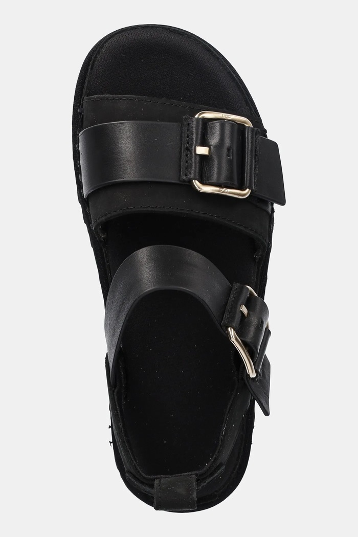 Kožené sandále UGG Goldenstar Villa čierna 1167392.BLK