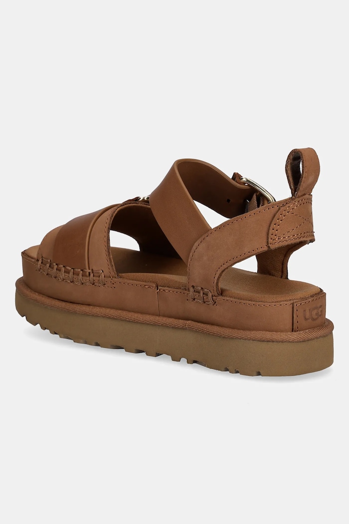 Boty Kožené sandály UGG Goldenstar Villa 1167392.CHE hnědá