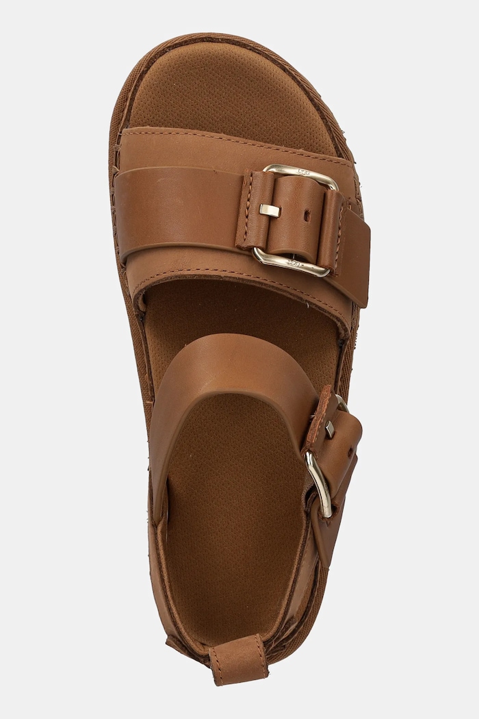 Kožené sandály UGG Goldenstar Villa hnědá 1167392.CHE