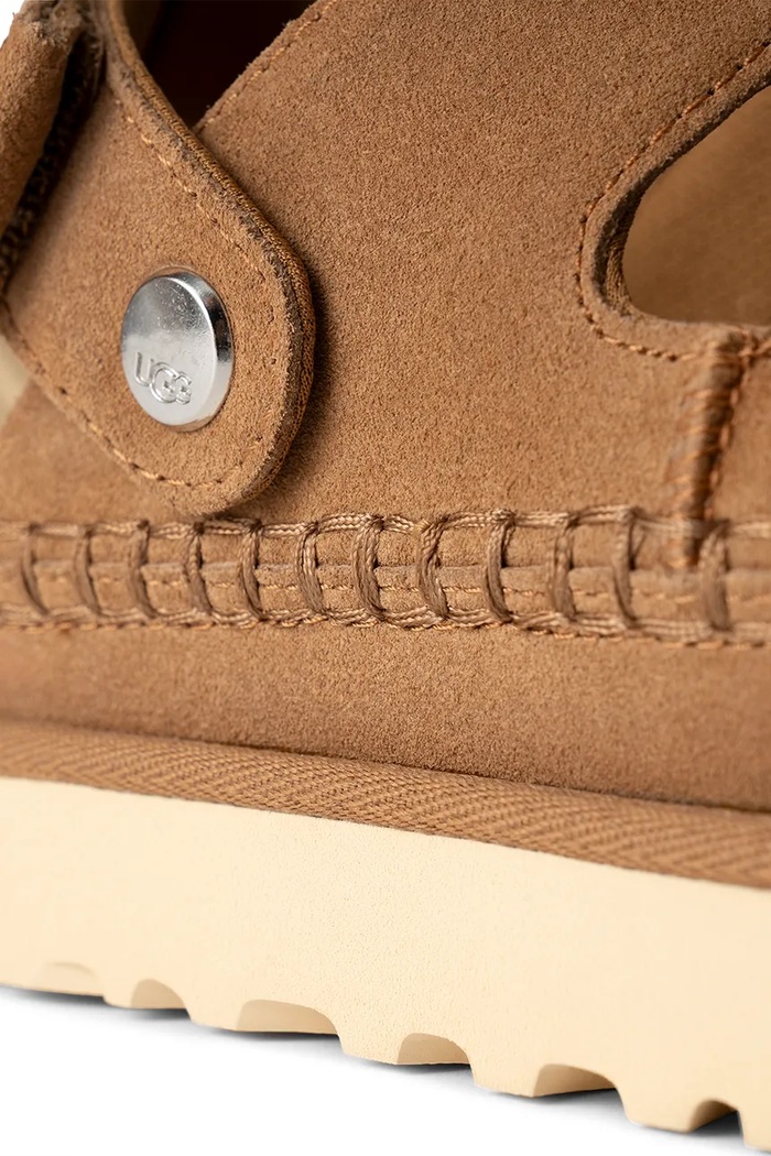 Παντόφλες σουέτ UGG Goldenstar Glide καφέ 1167399.CHE