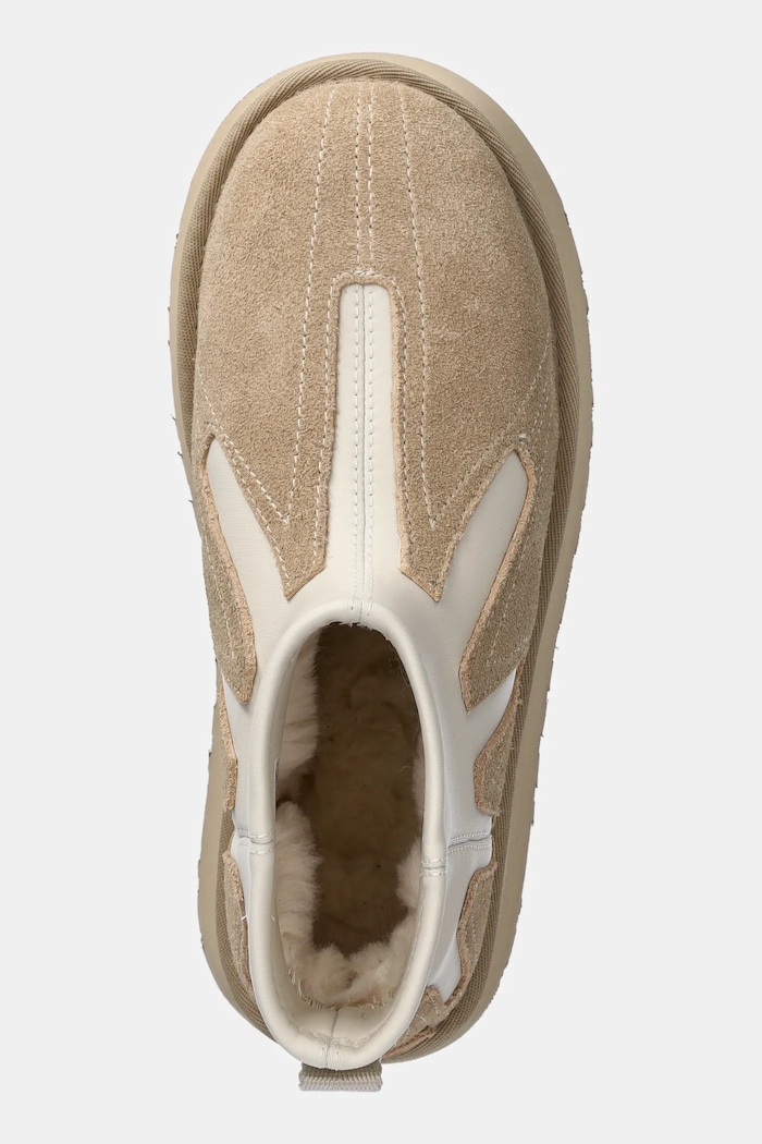 UGG śniegowce Classic Mini Dipper Sunwave beżowy 1167591.MDSD