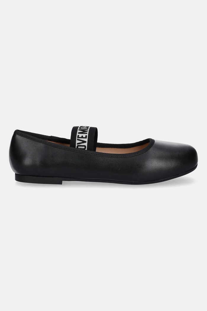 Love Moschino Kožne balerinke Love Moschino JA11071G0MIE0000 crna SS25