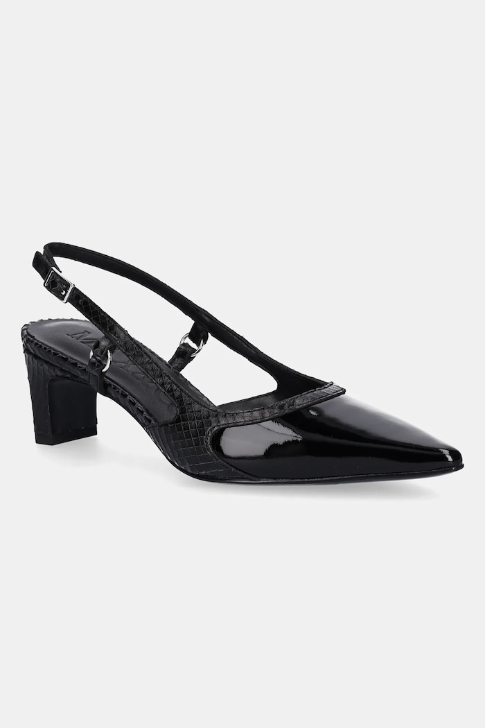 Δερμάτινες γόβες MAX&Co. 5-8 cm μαύρο 2516521026200