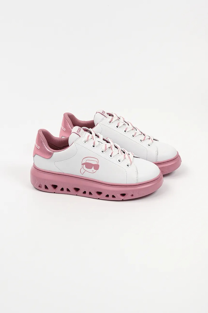 Karl Lagerfeld sneakers din piele KAPRI KITE KL64525.01P roz SS25