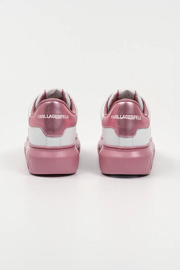 Încălțăminte Karl Lagerfeld sneakers din piele KAPRI KITE KL64525.01P roz