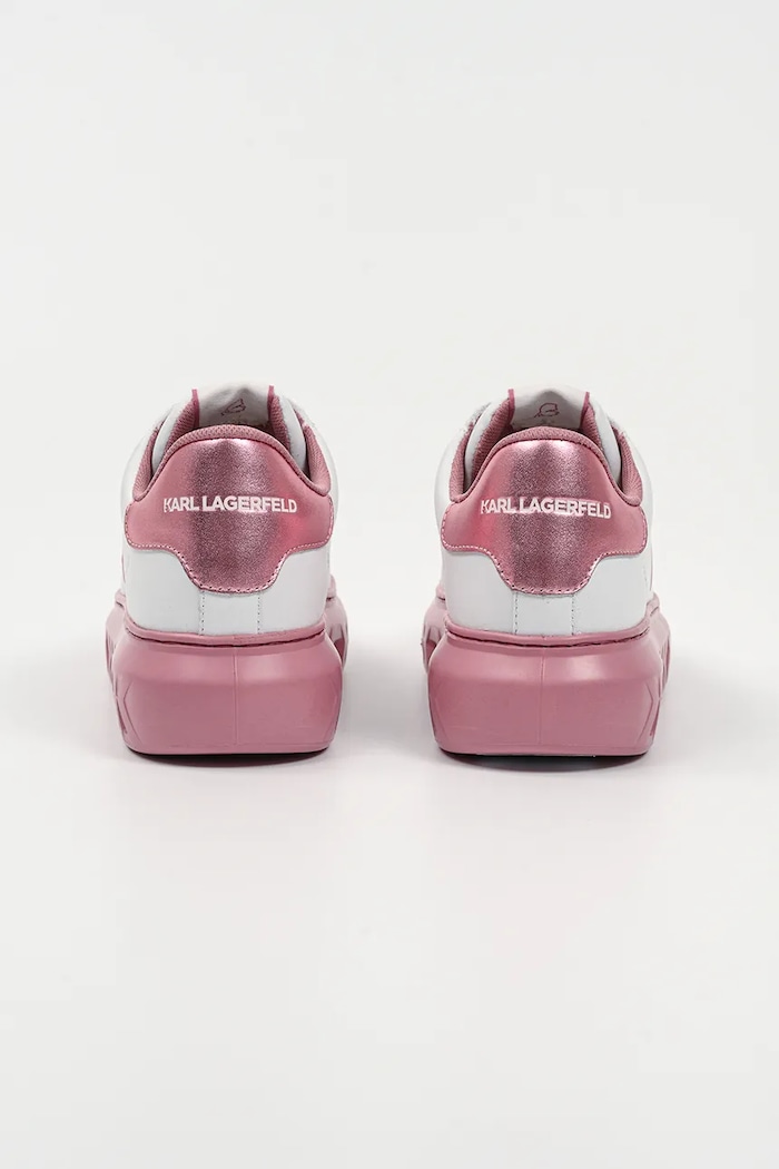 Încălțăminte Karl Lagerfeld sneakers din piele KAPRI KITE KL64525.01P roz