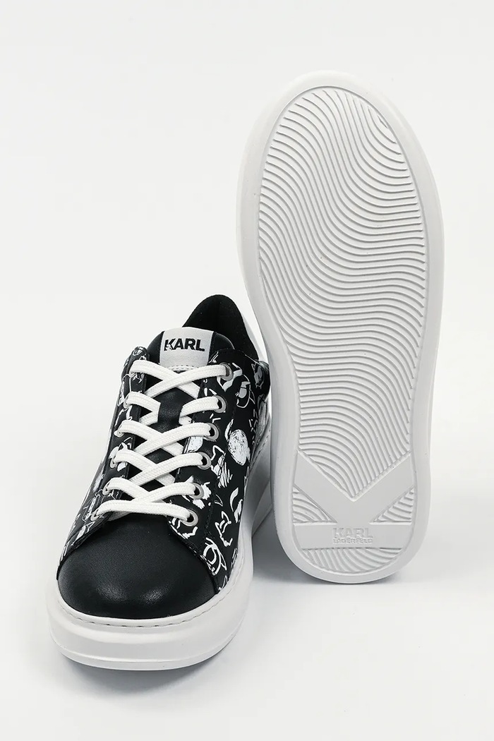 Usnjene superge Karl Lagerfeld KAPRI Karl Lagerfeld črna KL62512T.001