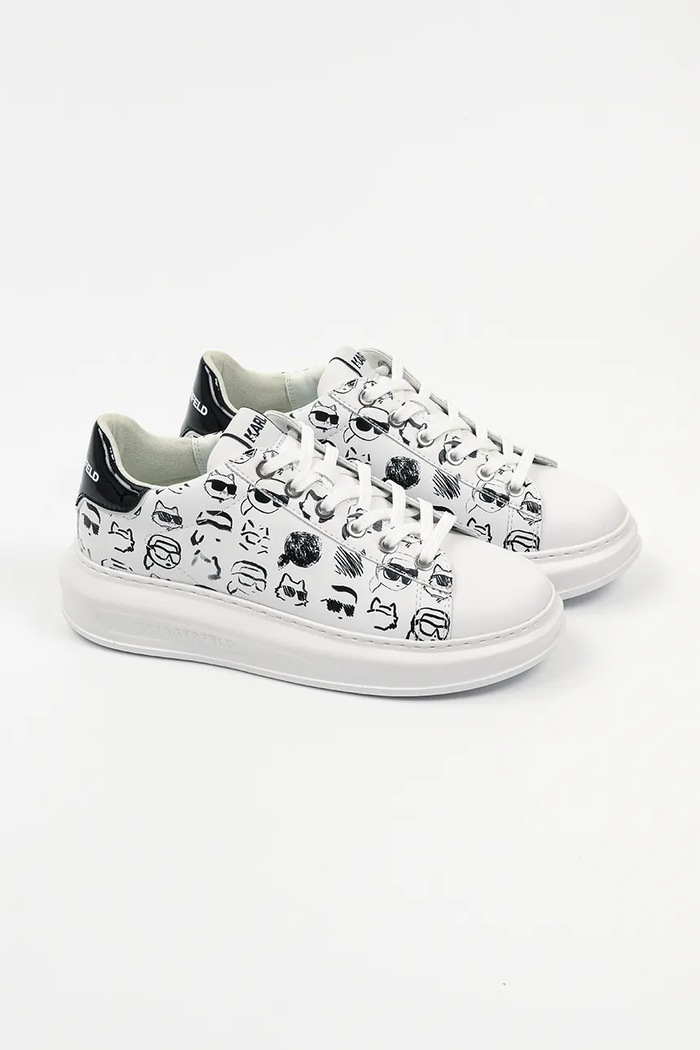 Karl Lagerfeld sneakersy skórzane KAPRI KL62512T.010 biały SS25