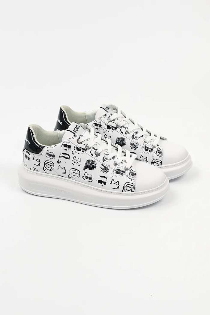 Karl Lagerfeld sneakersy skórzane KAPRI KL62512T.010 biały SS25