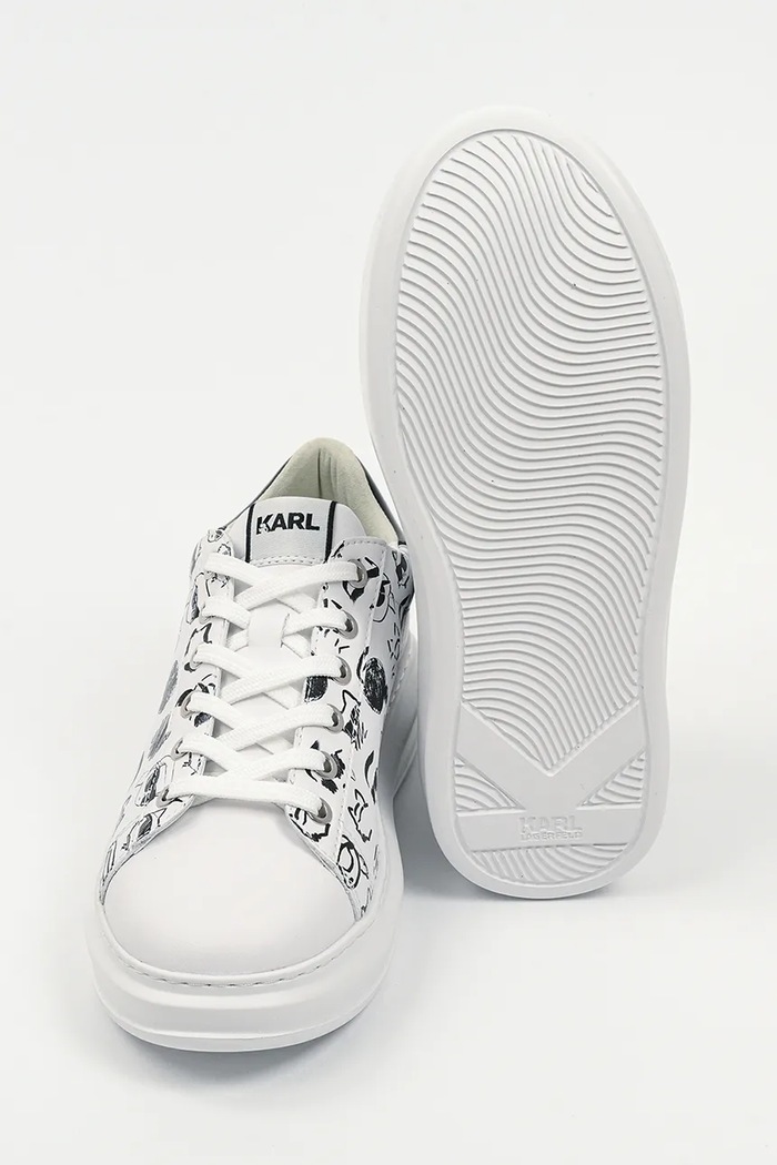 Karl Lagerfeld sneakersy skórzane KAPRI KL62512T.010 biały
