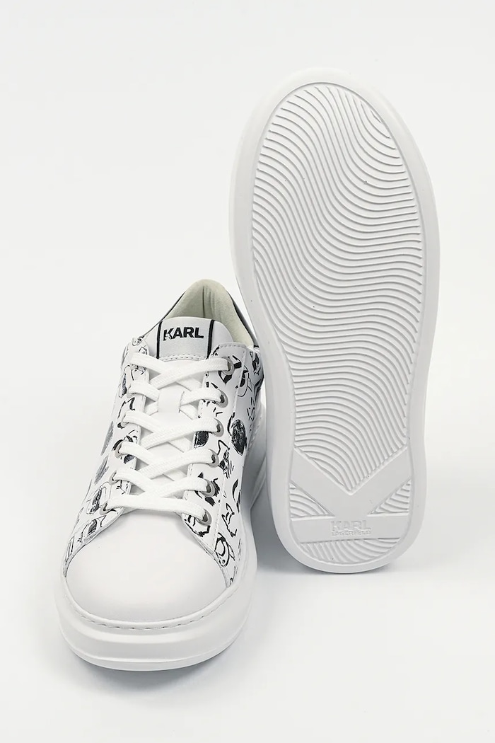Karl Lagerfeld sneakersy skórzane KAPRI KL62512T.010 biały