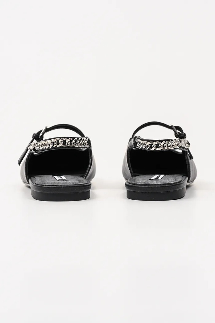 Обувки Кожени балеринки Karl Lagerfeld KONNIE KL40181.000 черен