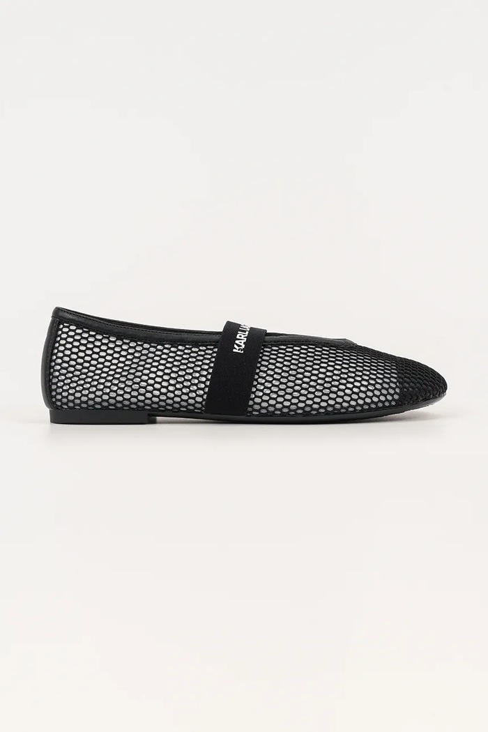Μπαλαρίνες Karl Lagerfeld KARO μαύρο KL40125.N0X
