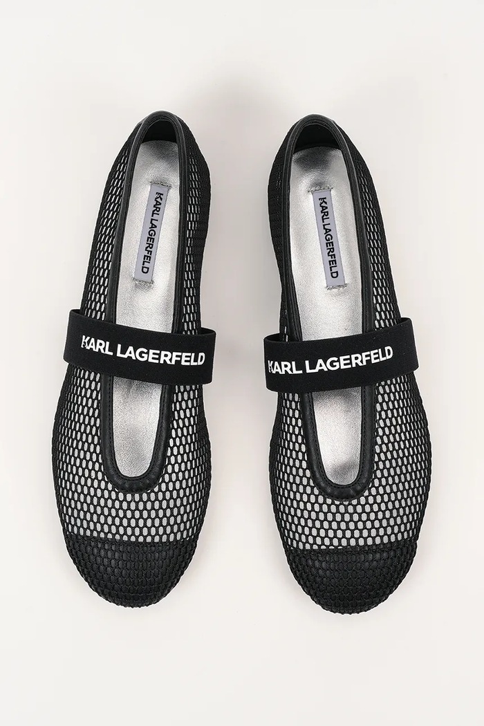Μπαλαρίνες Karl Lagerfeld KARO μαύρο KL40125.N0X