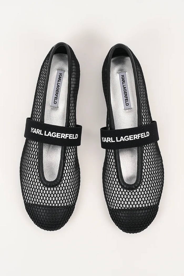 Μπαλαρίνες Karl Lagerfeld KARO μαύρο KL40125.N0X