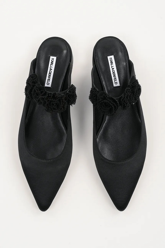Μπαλαρίνες Karl Lagerfeld KERRIE μαύρο KL40154.S0X