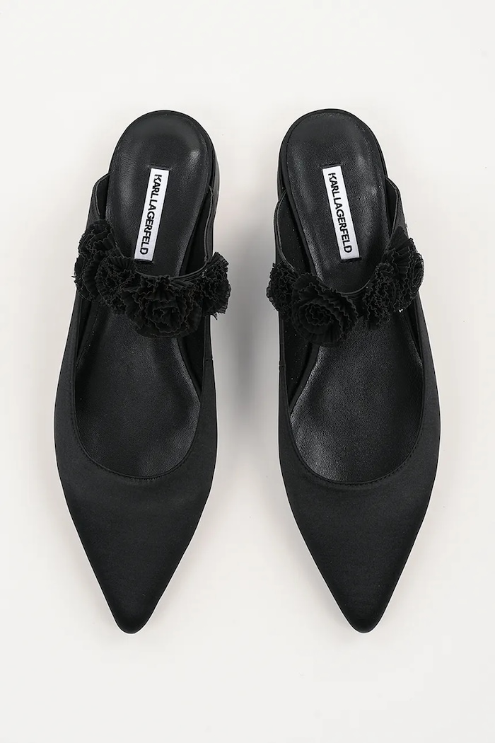 Μπαλαρίνες Karl Lagerfeld KERRIE μαύρο KL40154.S0X