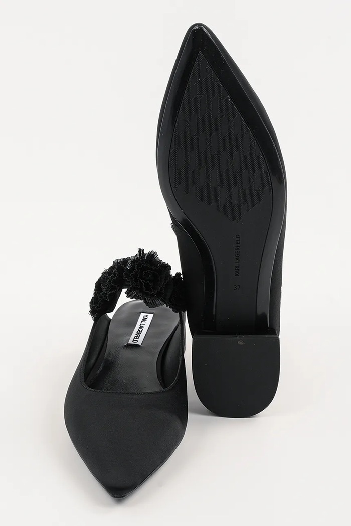 Μπαλαρίνες Karl Lagerfeld KERRIE KL40154.S0X μαύρο