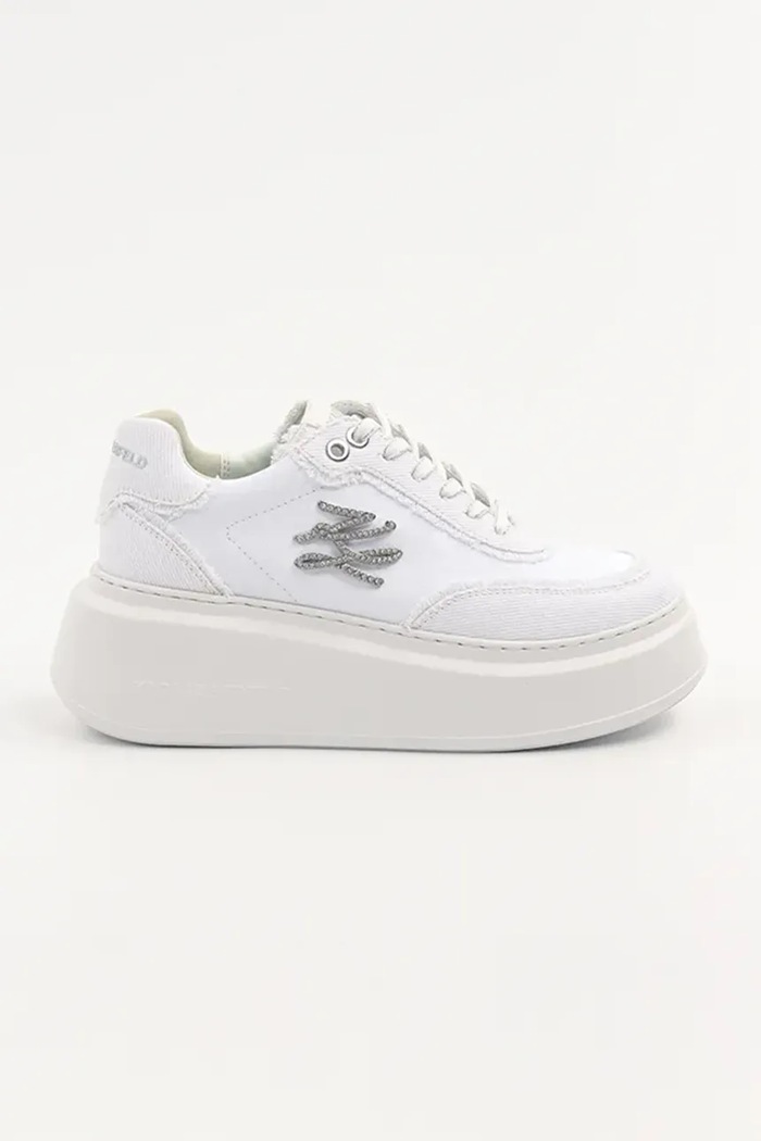 Маратонки Karl Lagerfeld ANAKAPRI изкуствен бял KL63523D.D11