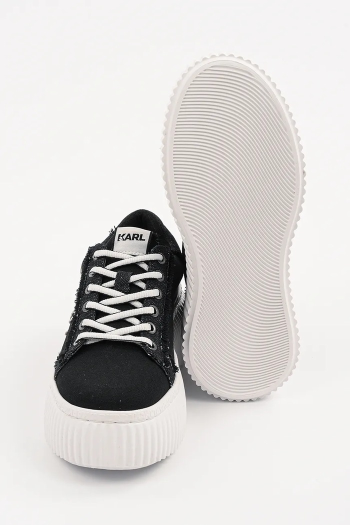Sneakersy KREEPER LO Karl Lagerfeld czarny KL42372S.D0S
