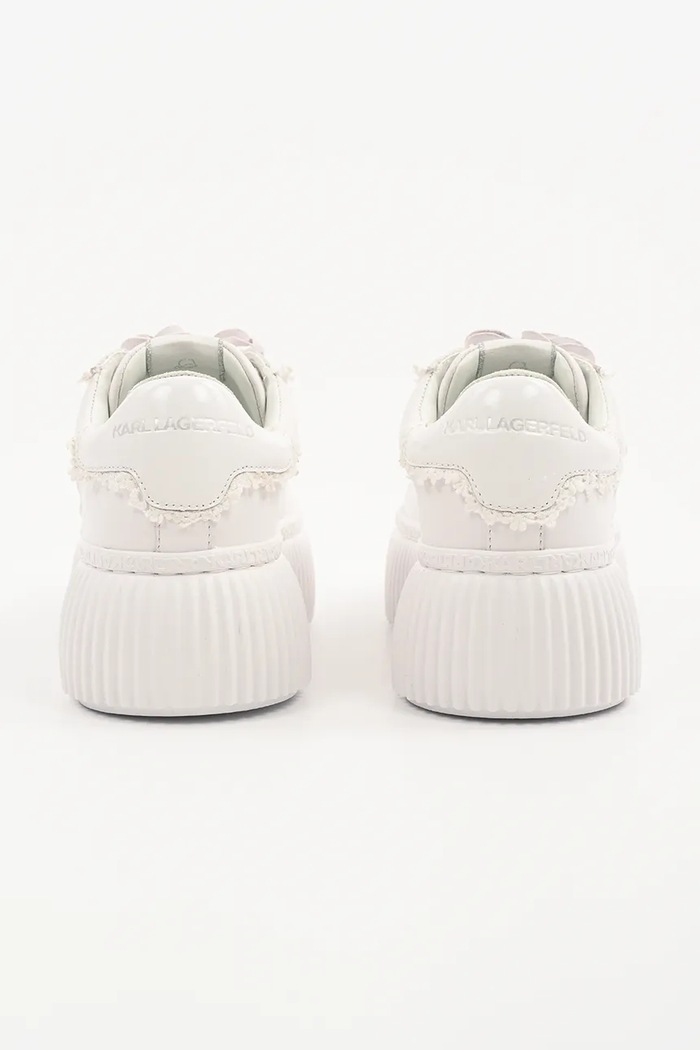 Obuwie Karl Lagerfeld sneakersy skórzane KREEPER LO KL42310F.01W biały