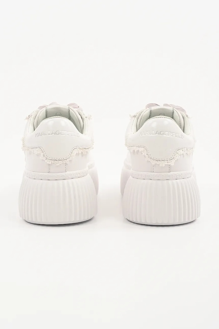 Obuwie Karl Lagerfeld sneakersy skórzane KREEPER LO KL42310F.01W biały